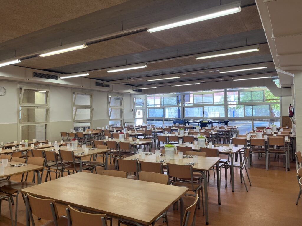 Menjador de l'Escola Pere IV